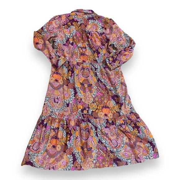 Anthropologie Pilcro Midi Dress Button Front Sz L Corduroy, like new condition - Picture 4 of 6